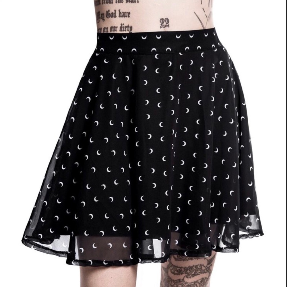 SOLD Killstar Aurora I’m A Mystery Skater Skirt